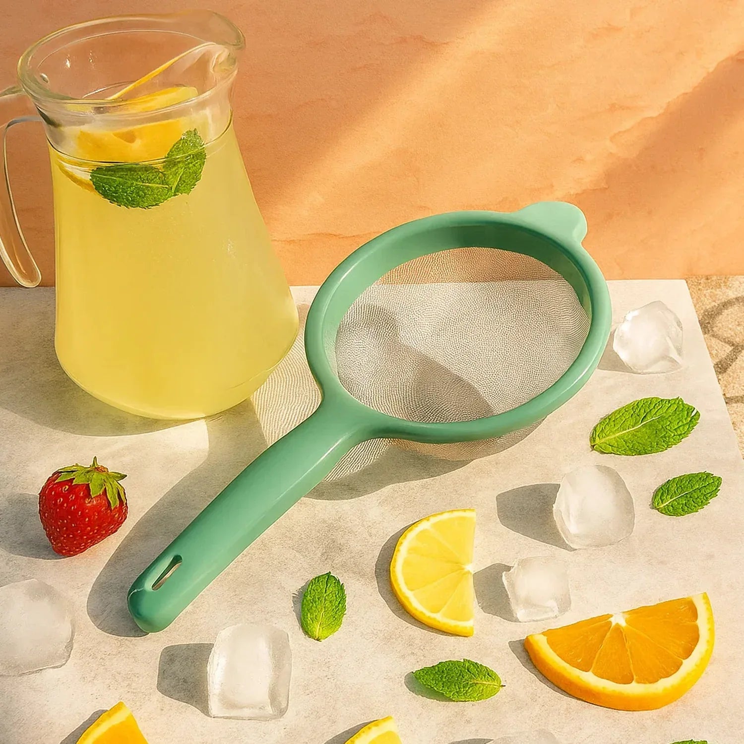 Apex Large Kitchen Strainer - (1 Pc) - Zidbik