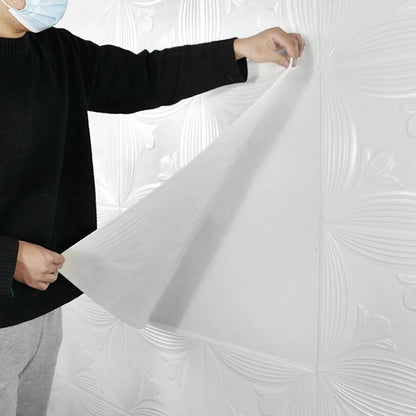 9276 Wallpaper 3d Foam Wallpaper Sticker Panels I Ceiling Wallpaper For Living Room Bedroom I Furniture Door I Foam Tiles (Square Design) - Zidbik