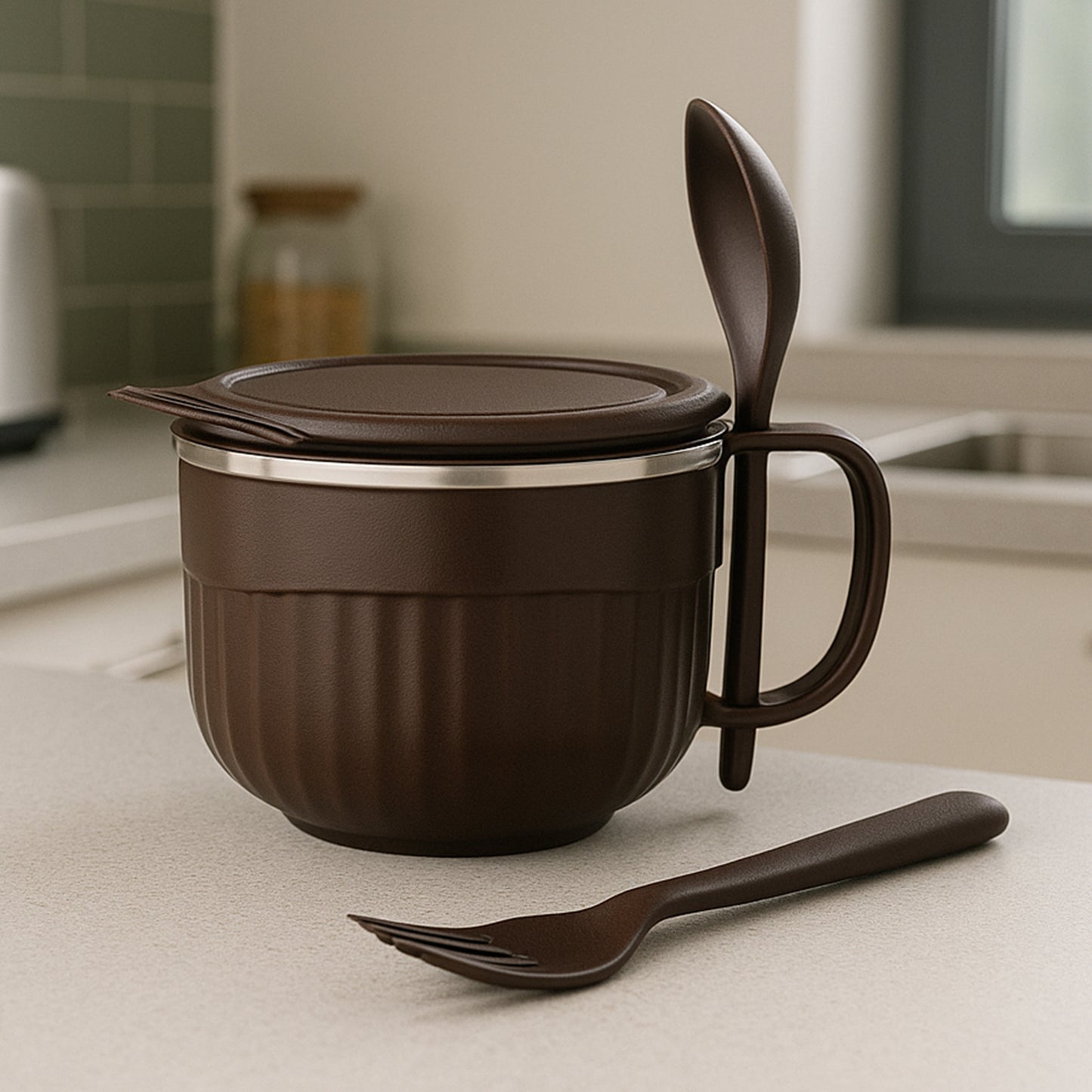 Home Chef Tangy Twist Insulated Lunch Bowl (Approx 650ml  1 Pc) - Zidbik