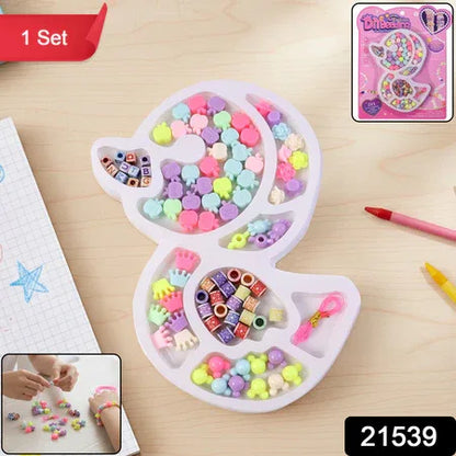 Diy Kids Beading Jewelry Making Craft Kit (1 Set) - Zidbik