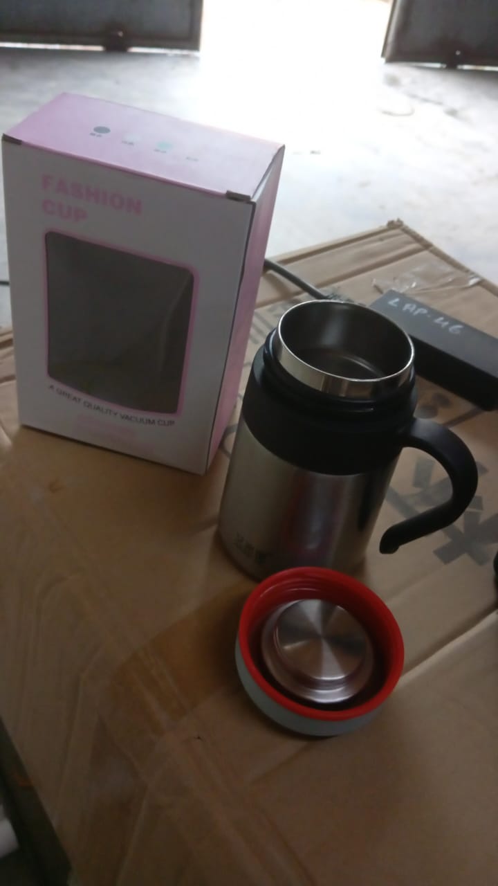 Stainless Steel Mug  Bottle Vacuum Insulated Cup With Handle  Small Cup (420 Ml) - Zidbik