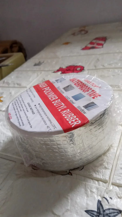 1753 Self-adhesive Insulation Resistant High Temperature Heat Reflective Aluminium Foil Duct Tape Roll (0.9mm) - Zidbik