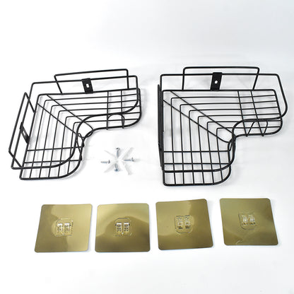 Metal Shower Shelf Shower Shelf Without Drilling (2 Pc) - Zidbik