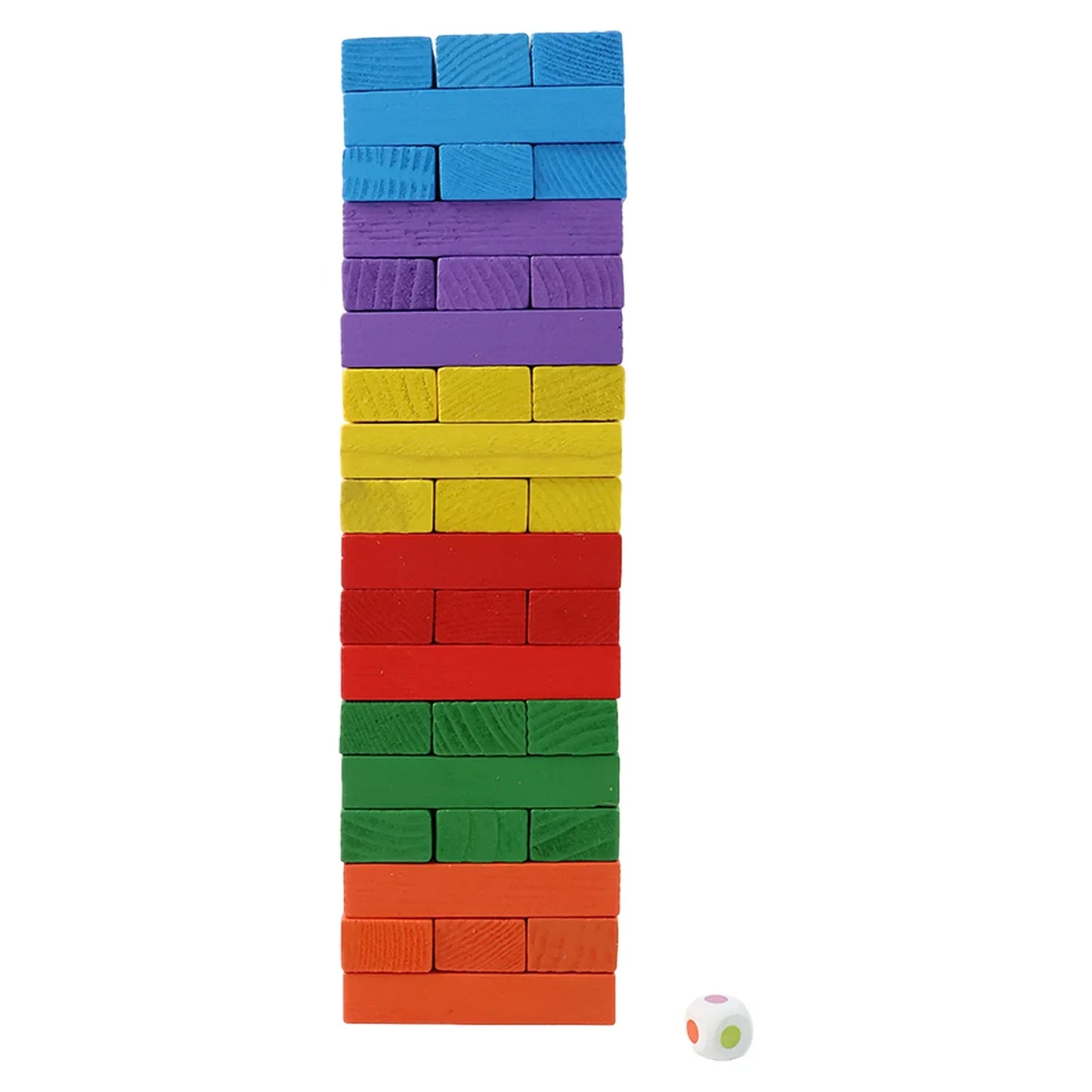 Wooden Stacking Tower Game - (54 Pc) - Zidbik