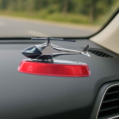 Solar Helicopter Car Air Freshener - Solar-Powered Rotating Freshness Solution