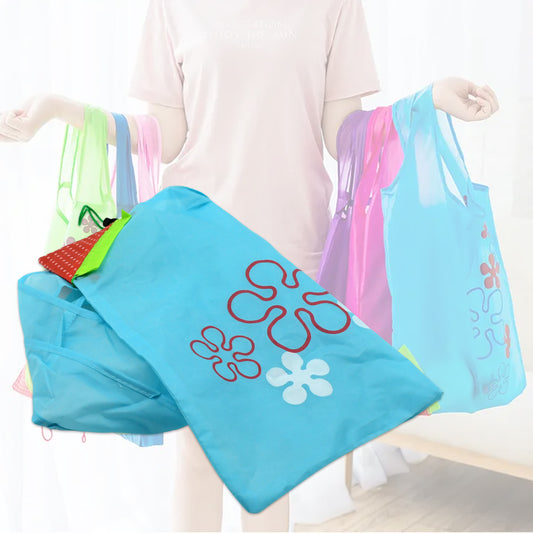7737 Reusable Grocery Bags - Reusable Bags With Handles - Washable Reusable Shopping Bags Foldable - Zidbik