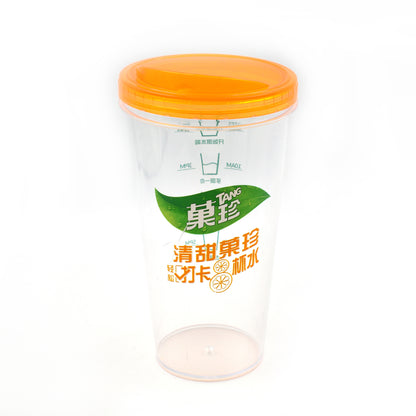 8201 Plastic Water Coffee Cup For Home Outdoor Works Appreciation And Motivation Portable Plastic Coffee Cup  Tumbler For Travel Home Office Gift For Travel Lovers - Zidbik