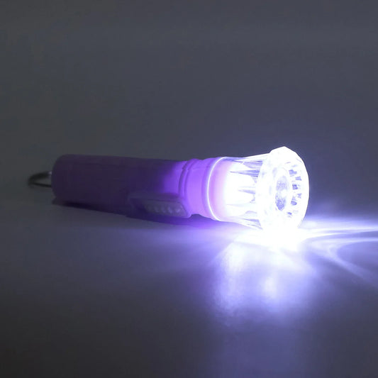 Mini Led Flashlight Keychain Torch (Mix Color 1 Pc) - Zidbik