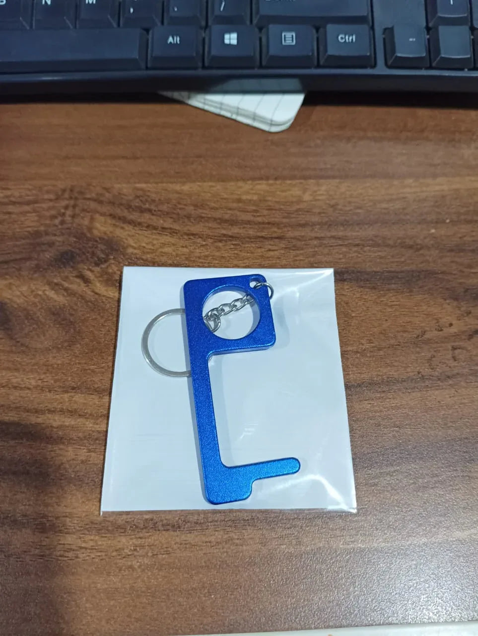 Metal Key Shape Keychain Door Opener Tool (1 Pc) - Zidbik