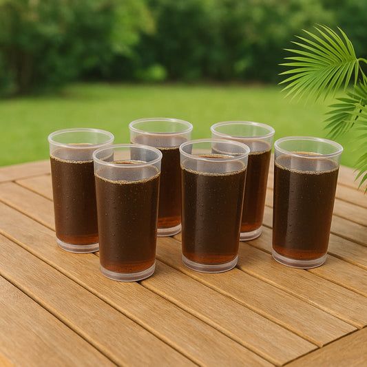 Supermom Martini Clear Glass Set (6 Pc) - Zidbik