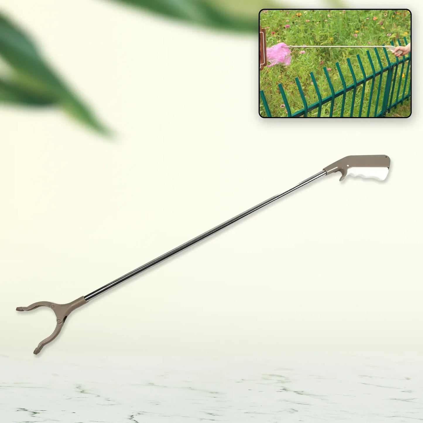 7534 Garbage Lifter Tool Kitchen Picker Claw Pick Up Rubbish Helping Hand Tool Garbage Picker Flexible Lightweight Tool - Zidbik