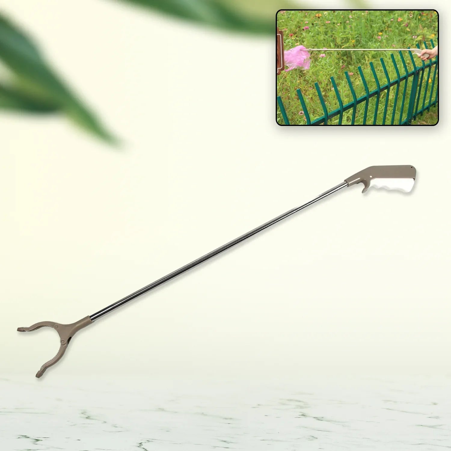 7534 Garbage Lifter Tool Kitchen Picker Claw Pick Up Rubbish Helping Hand Tool Garbage Picker Flexible Lightweight Tool - Zidbik