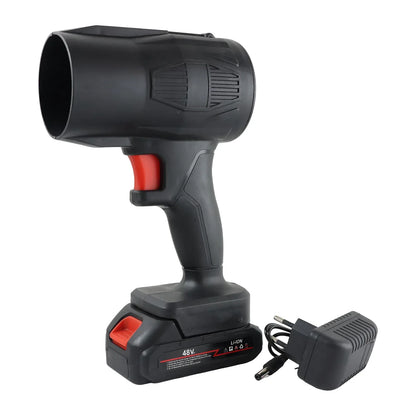 High-power Cordless Leaf Blower Fan With Rechargeable Battery (1 Pc) - Zidbik