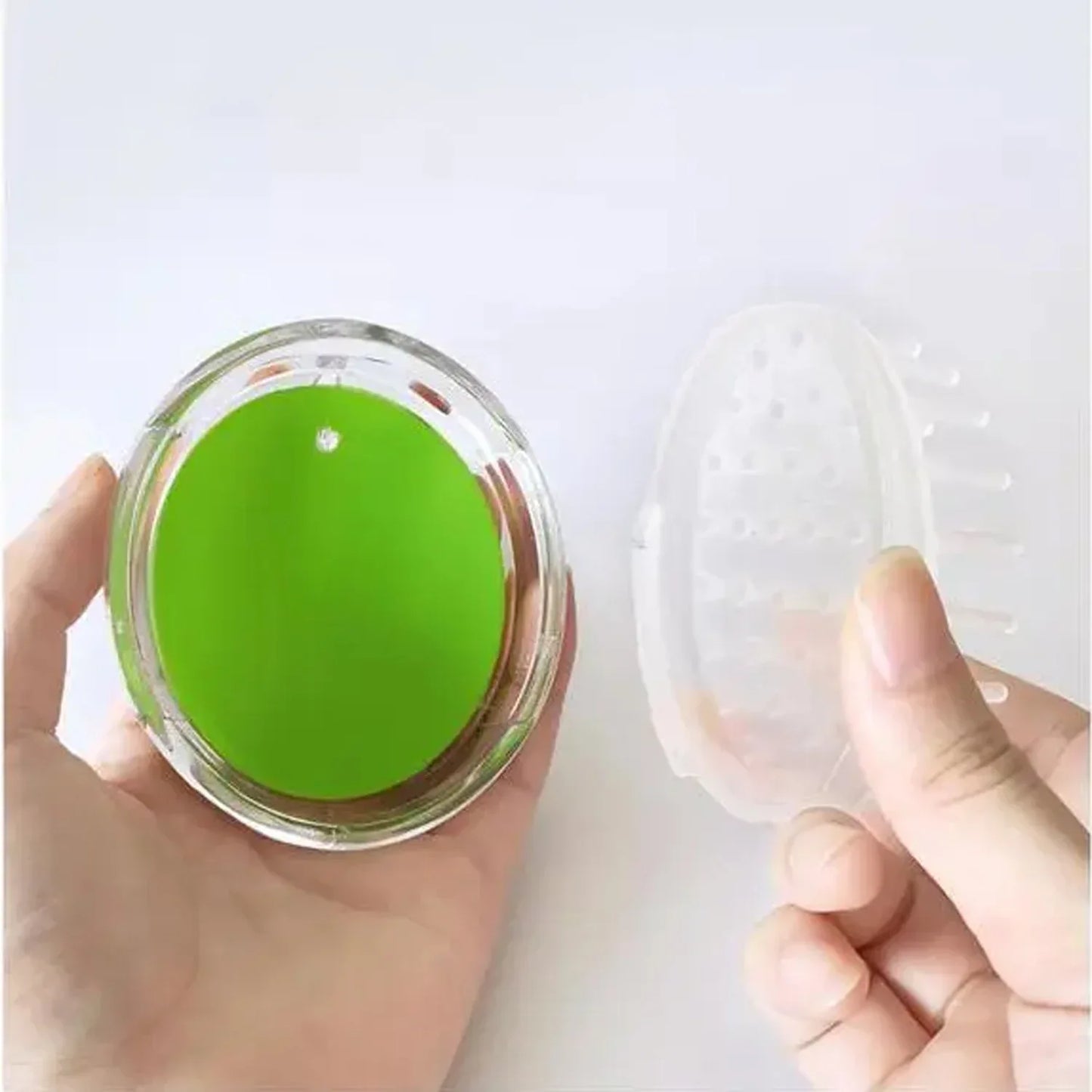 6058 Silicone Head Massager Used In All Kinds Of Places Like Household And Official Places For Unisexul Use Over Head Massage And All. - Zidbik