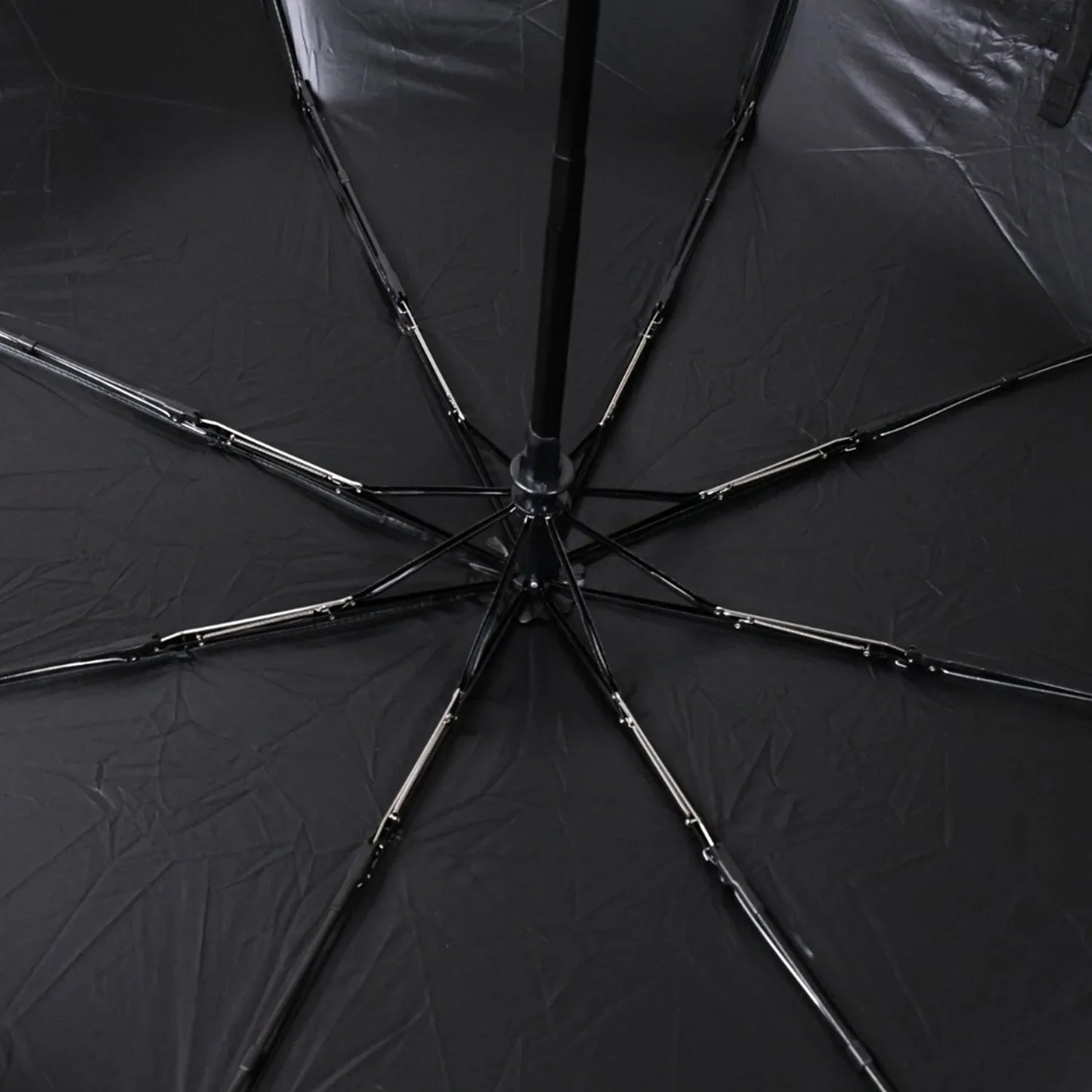 12744 2 Fold Manual Open Umbrella Windproof Sunproof Rainproof With Sturdy Steel Shaft Wrist Straps Easy To Hold Carry Umbrella For Women Men Kids - Zidbik