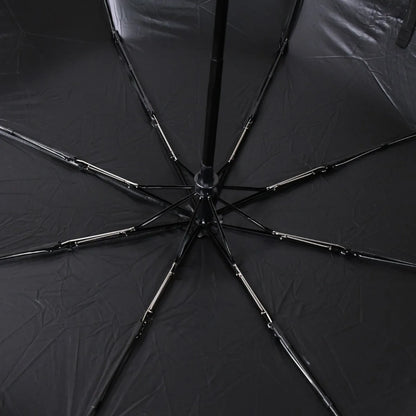 12744 2 Fold Manual Open Umbrella Windproof Sunproof Rainproof With Sturdy Steel Shaft Wrist Straps Easy To Hold Carry Umbrella For Women Men Kids - Zidbik