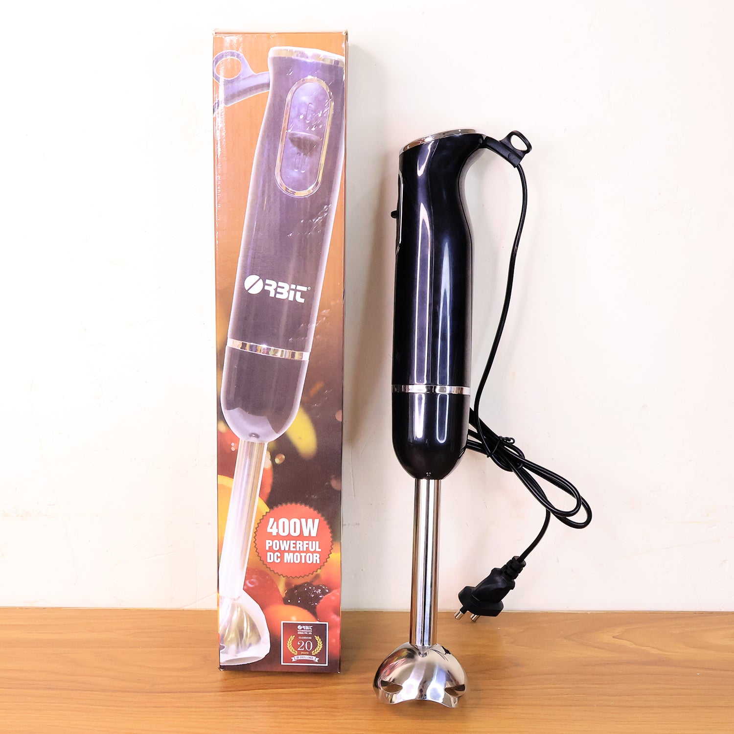 Orbit Electric Hand Blender With Stainless Steel Blade (1 Pc) - Zidbik
