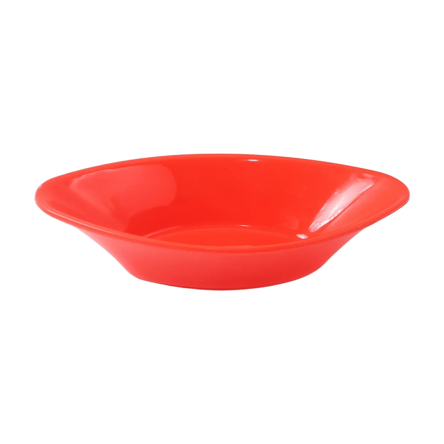 Plastic Marin Serving Bowl Elegant Oval Deep Bowl (1 Pc Red) - Zidbik