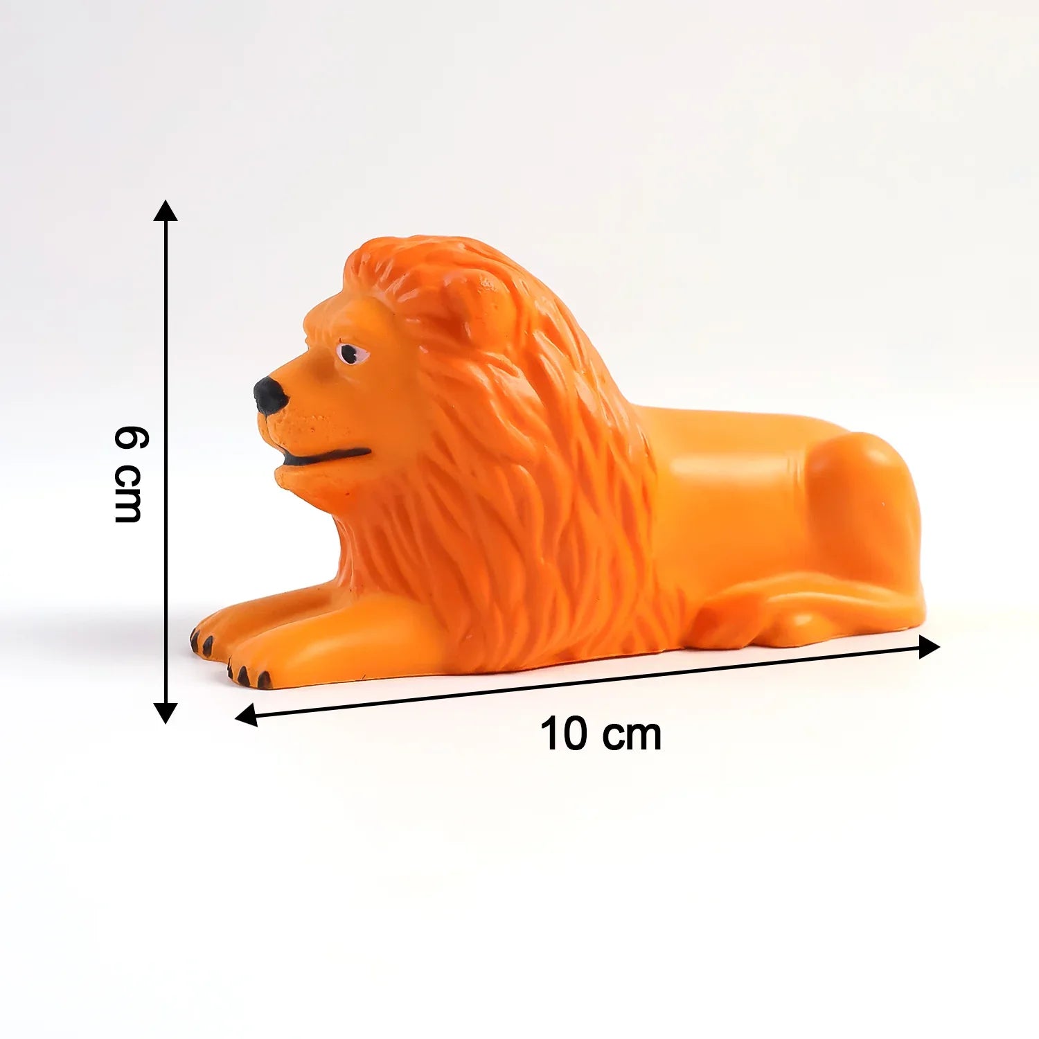 Premium Oranje Plak Leeuw Lion Car Dashboard Toy (1 Pc) - Zidbik