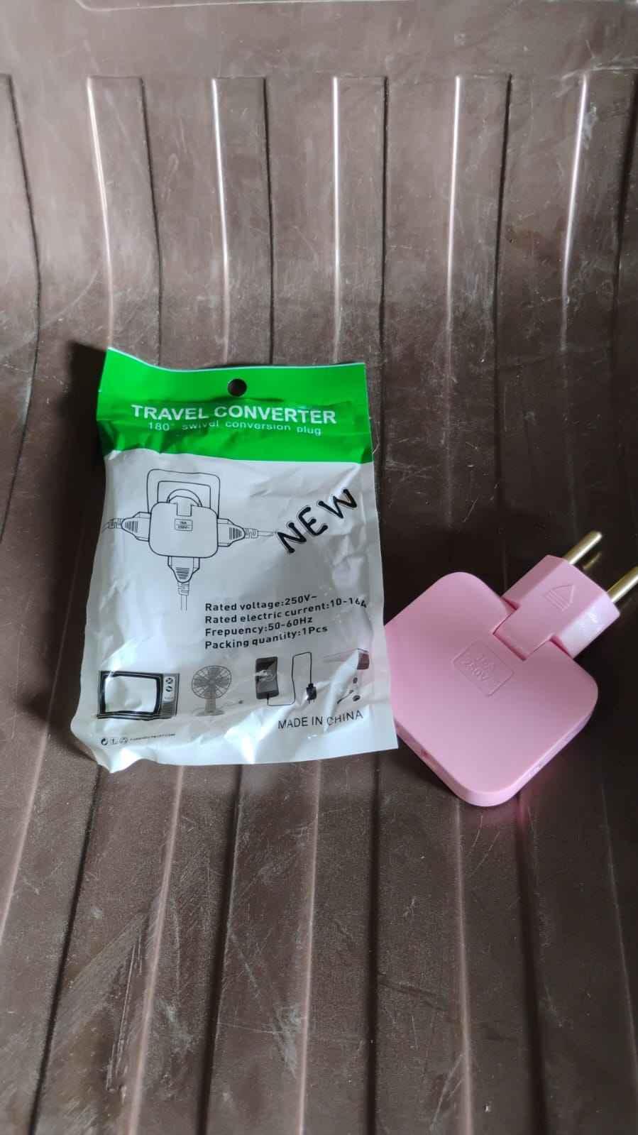 Wireless 3 In 1 Foldable Wall Plug Adapter  Socket  Converter (1 Pc) - Zidbik