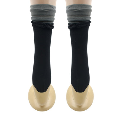 7355 Socks Breathable Thickened Classic Simple Soft Skin Friendly - Zidbik