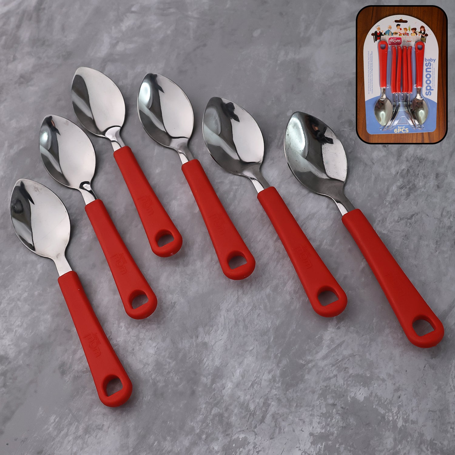 Supermom Baby Feeding Spoon (6 Pc Set) - Zidbik
