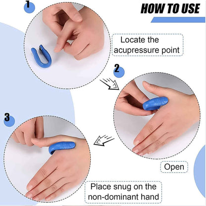 Plastic Acupressure Clip - 1 Pc Magnetic Therapy Tool