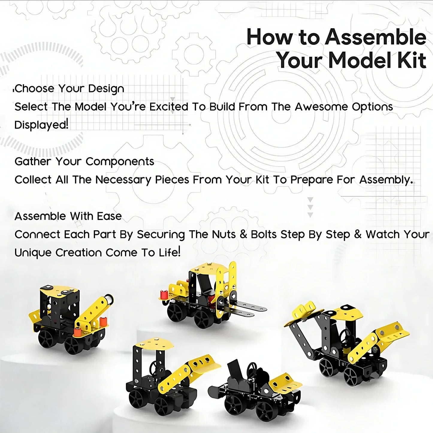 Aditi Stem Educational Mecha Racer Diy Construction Kit - Zidbik