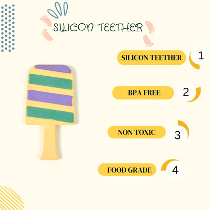 Silicone Candy Shape Teether For Baby (1 Pc) - Zidbik