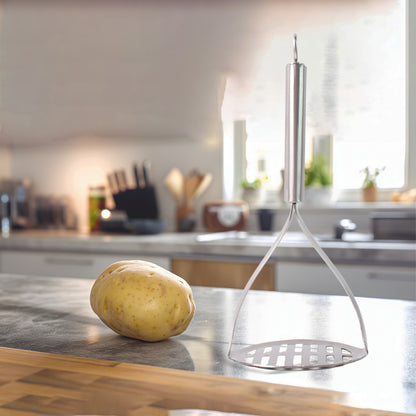 Supermom Stainless Steel Potato Masher With Stylish Handle (1 Pc) - Zidbik