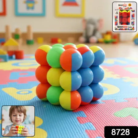 Speed Ball Cube Toy Colorful Puzzle Cube - Zidbik