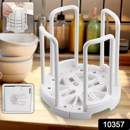 Plastic Bowl Holder Bowl Organizer Drain Rack (1 Pc) - Zidbik