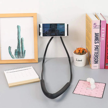 Neck Phone Holder Desktop Lazy Stand - (1 Pc) - Zidbik