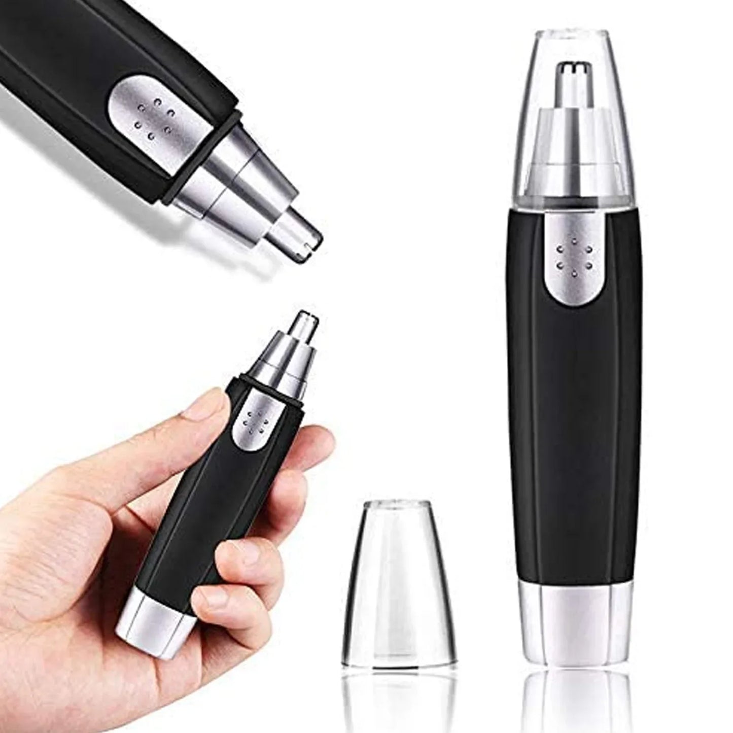 6003 Sharp New Ear And Nose Hair Trimmer Professional Heavy Duty Steel Nose Clipper Battery-operated. - Zidbik