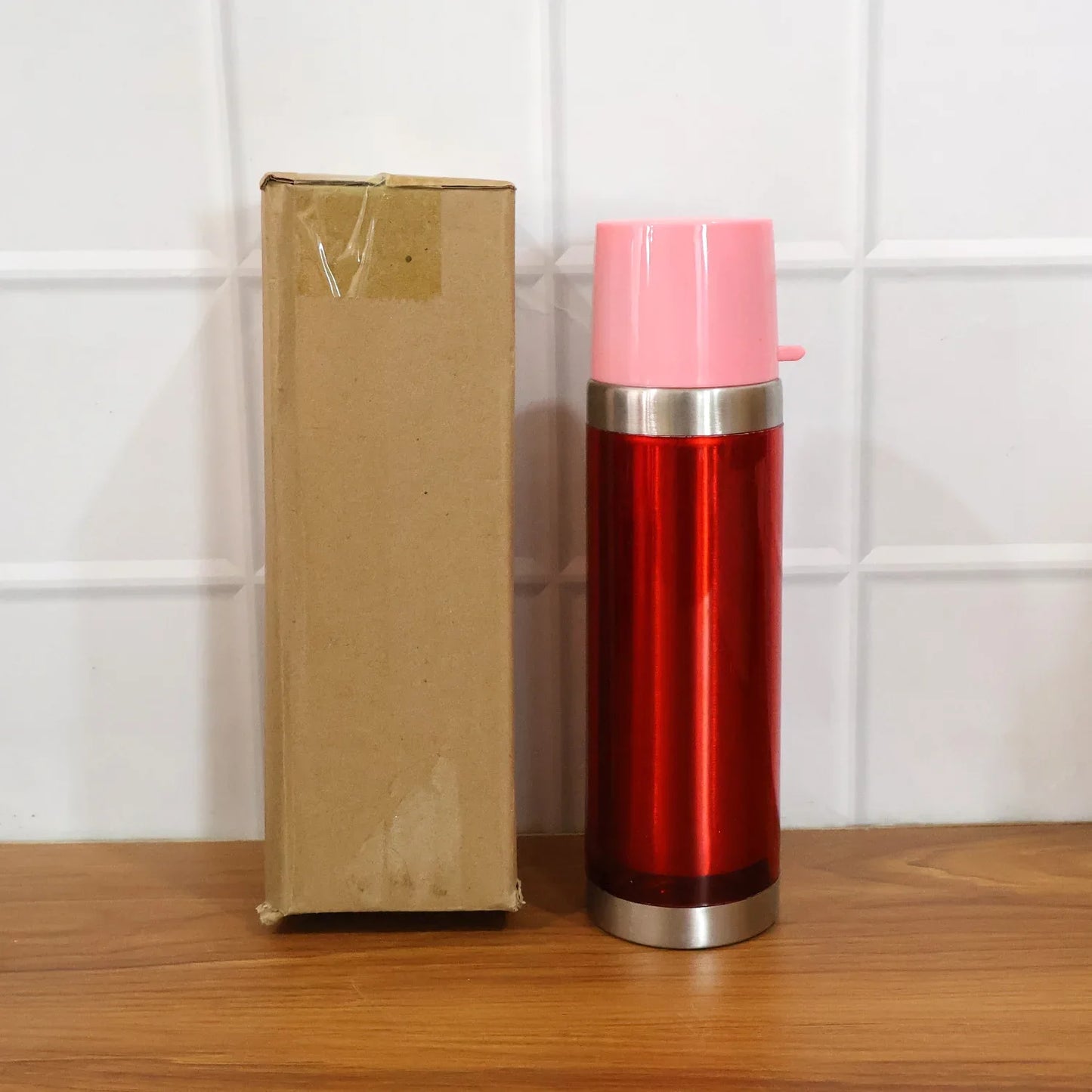 B-grade Stainless-steel Vacuum Insulated Flask Bottle (500ml 1 Pc) - Zidbik