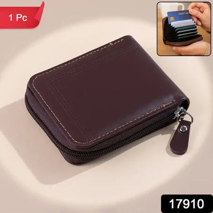 Premium Zip-around Card Holder Wallet (1 Pc) - Zidbik