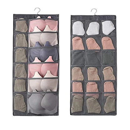 Under Garment Organizer Hanging Storage Bag (80 X 38 Cm 1 Pc) - Zidbik