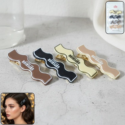 Superior Design Premium Fashion Hair Clips (4 Pc) - Zidbik