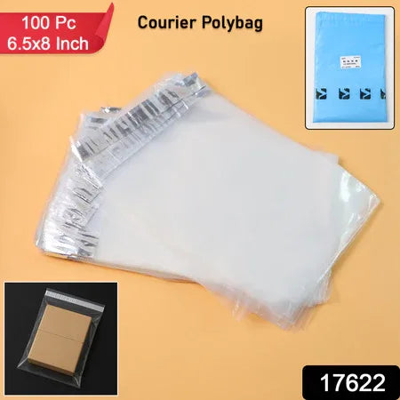 Self-adhesive Courier Polybags (6.5x8 Inch 100 Pc) - Zidbik