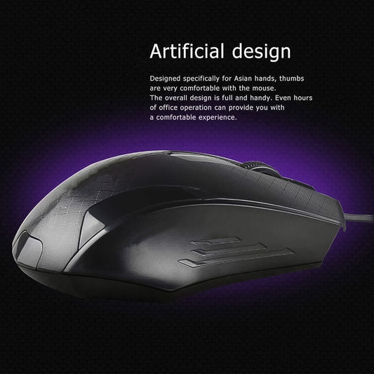 Computer  Laptop Wired Optical Mouse (1 Pc) - Zidbik