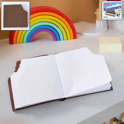 4359 Chocolate Dairy Notebooks Original Chocolate Smell Writing Practice Book Early Learning Copybook Premium Chocolate Book ( 1pc Book ) - Zidbik
