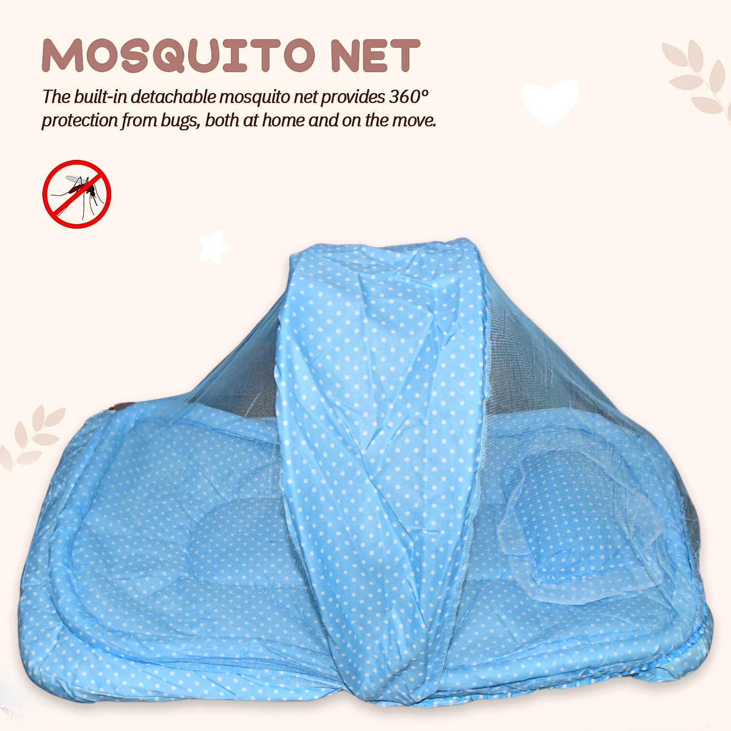 Multipurpose Baby Play Gym And Sleeping Mat (Mix Design  1 Pc) - Zidbik