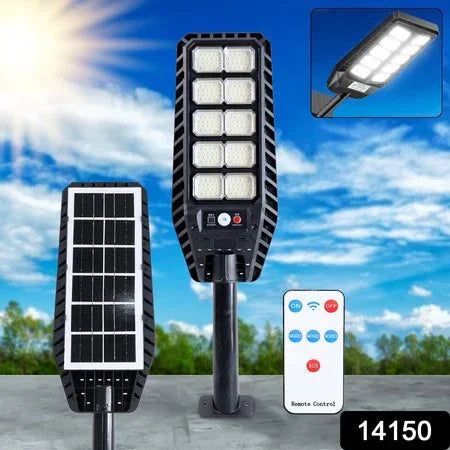 High-powered Solar Led Street Light With Motion Sensor Remote Control - Zidbik