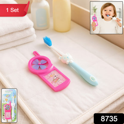 Kids Toothbrush And Fan Toy Set