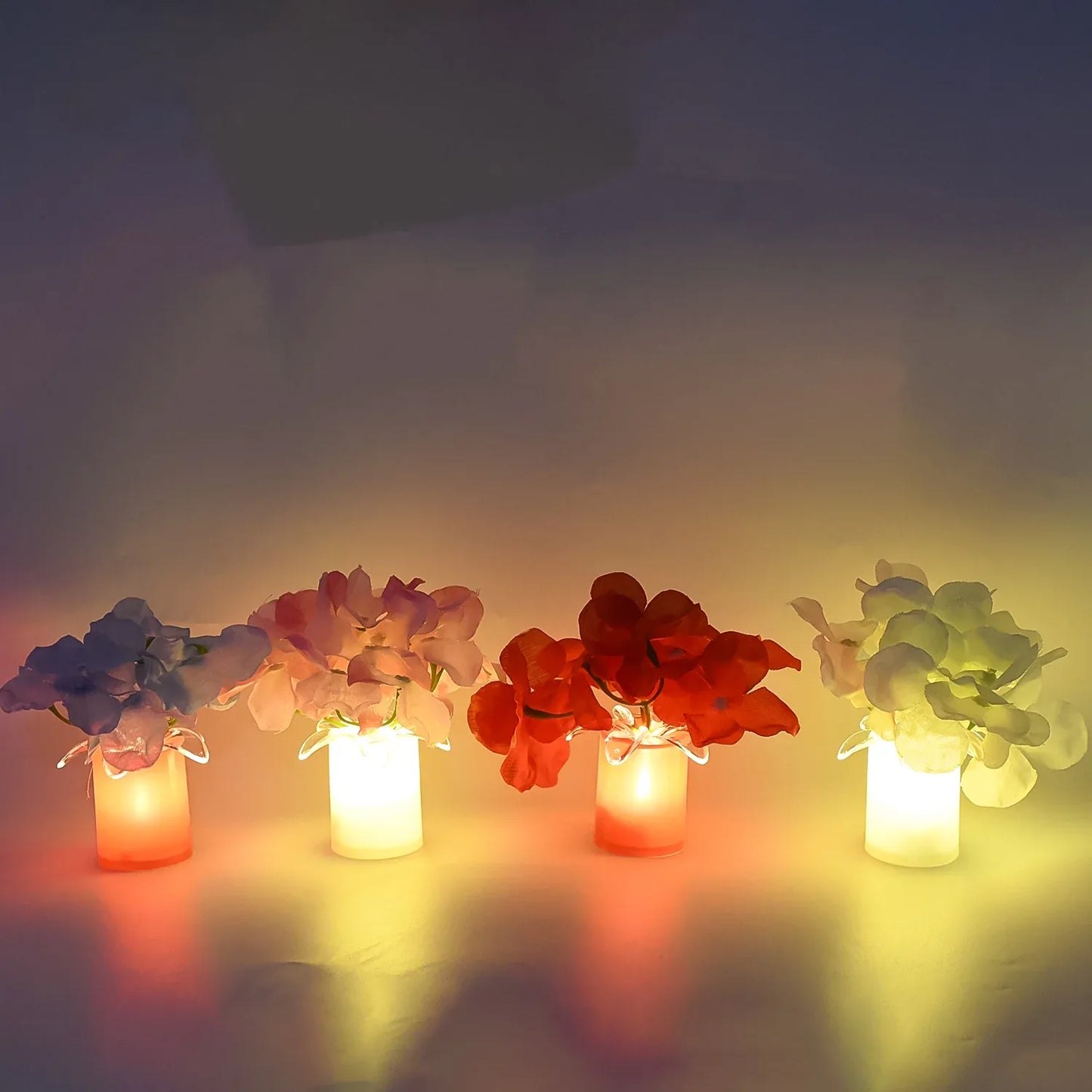 Led Mood Lights Bedroom Interior Decor Lighting (4 Pcs Set) - Zidbik