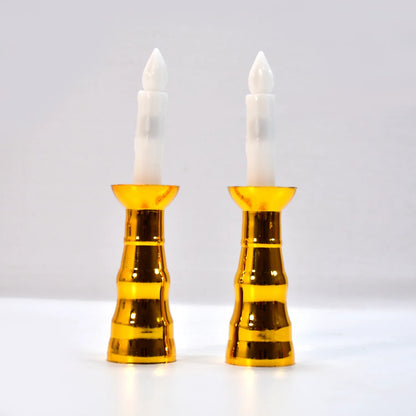 6560 2pcs Led Candle Light Candles Flameless Lamp Indoor Window Decoration Wedding Party Decor Light - Zidbik