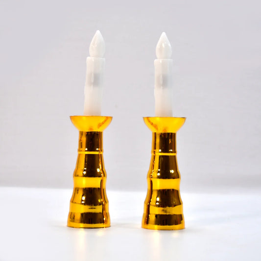 6560 2pcs Led Candle Light Candles Flameless Lamp Indoor Window Decoration Wedding Party Decor Light - Zidbik