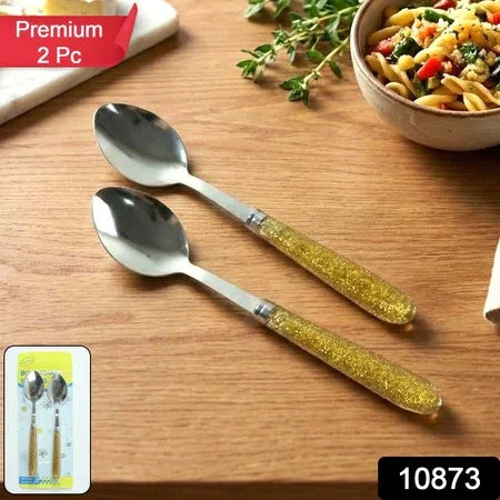 Premium Stainless Steel Dining Spoon Set (Pack Of 2) - Zidbik
