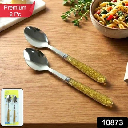 Premium Stainless Steel Dining Spoon Set (Pack Of 2) - Zidbik