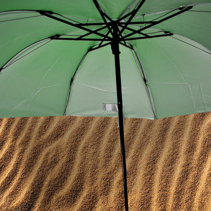 8539 3 Fold Sun Protective Solid Foldable Outdoor Umbrella Portable Sun Uv Protection Lightweight Rain Umbrella With Umbrella Case For Girls Women Men Boys - Zidbik